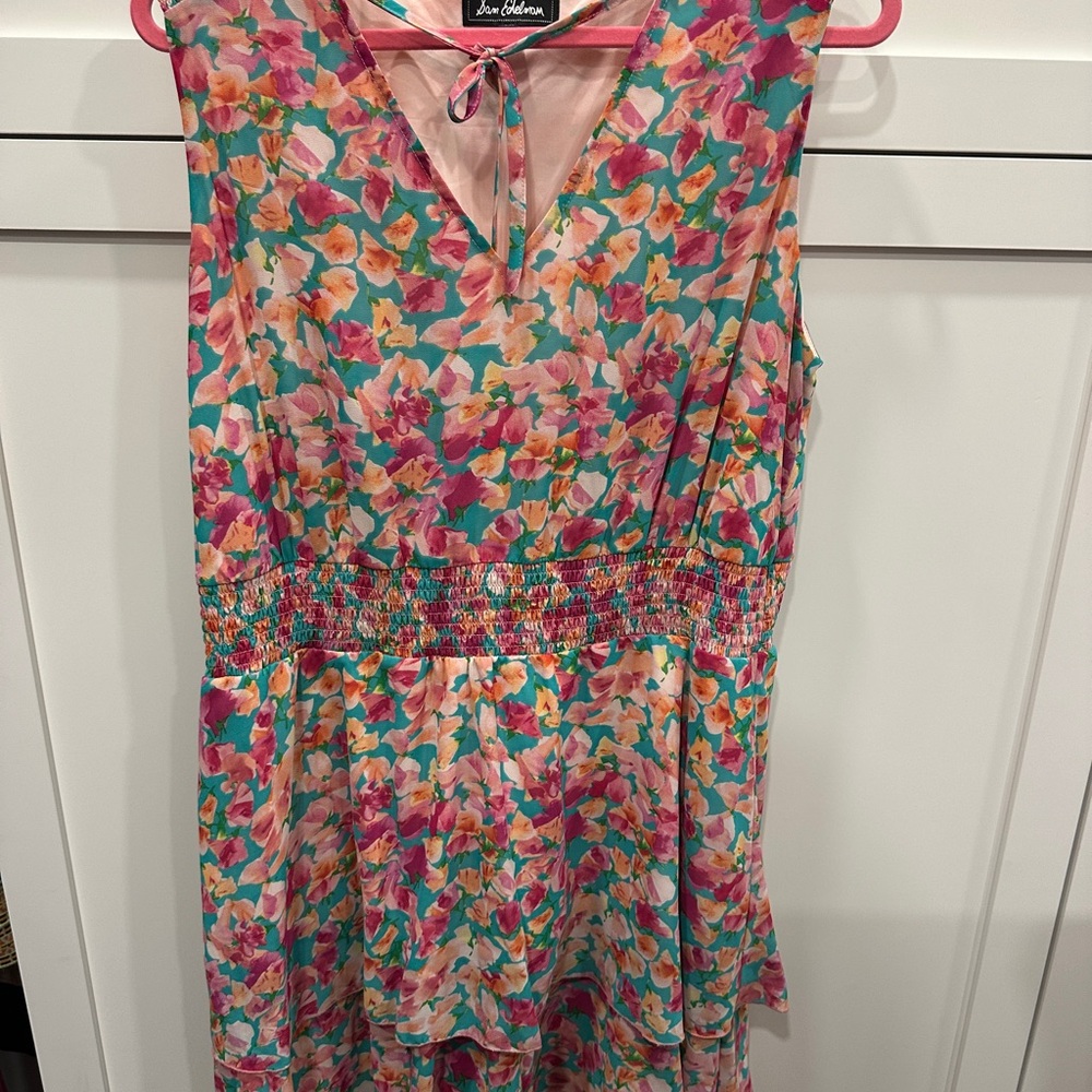 Sam Edelman Floral Dress - Pink and Green